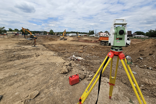 Măsurători topografice pentru determinarea cantităților